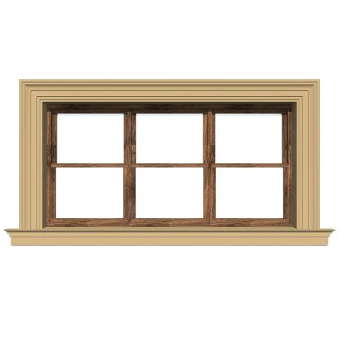 Ancadrament decorativ de fereastră exterior NA127 polistiren 250x75x2000 mm