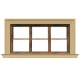 Ancadrament decorativ de fereastră exterior NA127 polistiren 250x75x2000 mm Ancadrament decorativ de fereastră exterior NA127 polistiren 250x75x2000 mm