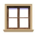 Ancadrament fereastră exterior NA128 polistiren 120x30x2000 mm