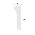 Ancadrament fereastră exterior NA128 polistiren 120x30x2000 mm