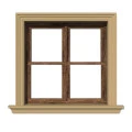 Ancadrament fereastră exterior NA130 polistiren 140x60x2000 mm