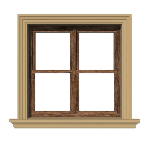 Ancadrament fereastră exterior NA130 polistiren 140x60x2000 mm