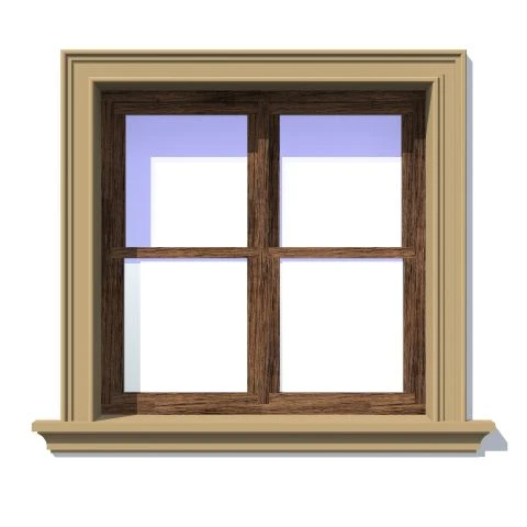 Ancadrament fereastră exterior NA131 polistiren 150x50x2000 mm