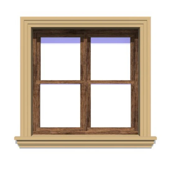 Ancadrament fereastră exterior NA132 polistiren 145x30x1250 mm