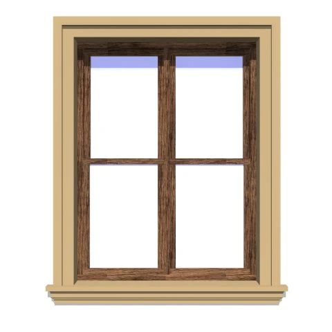 Ancadrament fereastră exterior NA134 polistiren 160x60x2000 mm