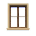 Ancadrament fereastră exterior NA142 polistiren 150x75x2000 mm