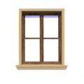 Ancadrament fereastră exterior NA145 polistiren 100x30x2000 mm