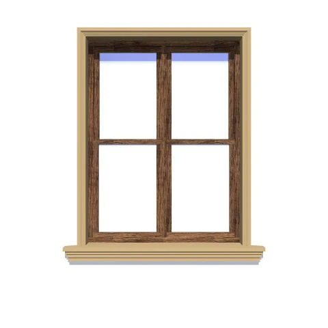 Ancadrament fereastră exterior NA147 polistiren 80x35x2000 mm