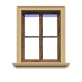 Ancadrament fereastră exterior NA149 polistiren 170x60x2000 mm
