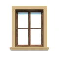 Ancadrament fereastră exterior NA161 polistiren 150x40x2000 mm