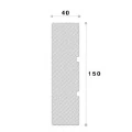 Ancadrament fereastră exterior NA161 polistiren 150x40x2000 mm