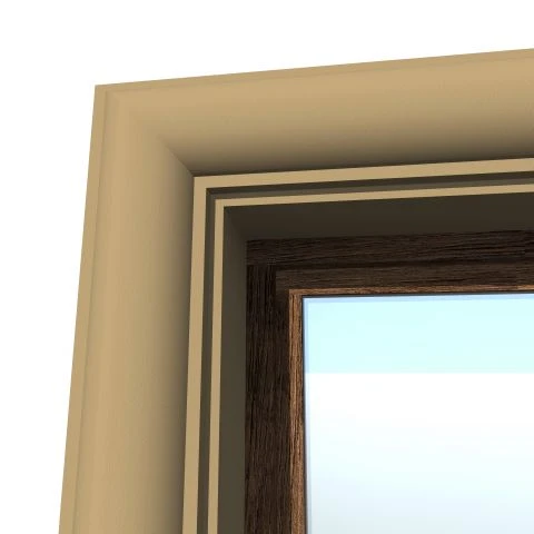 Ancadrament fereastră exterior NA173 polistiren 225x140x2000 mm