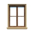 Ancadrament fereastră exterior NA175 polistiren 80x80x2000 mm