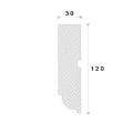 Ancadrament fereastră exterior NA194 polistiren 120x30x2000 mm