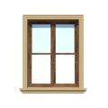 Ancadrament fereastră exterior NA211 polistiren 130x30x2000 mm