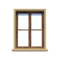 Ancadrament fereastră exterior NA212 polistiren 90x55x2000 mm