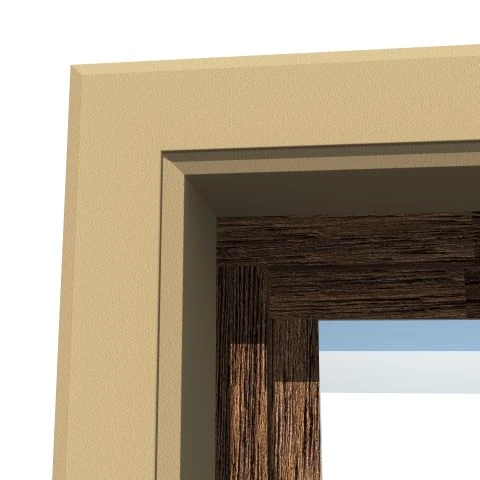 Ancadrament fereastră exterior NA213 polistiren 95x30x2000 mm