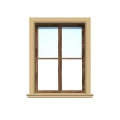 Ancadrament fereastră exterior NA223 polistiren 200x25x2000 mm