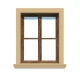 Ancadrament decorativ fereastră exterior REMA20 180x35x2000 mm