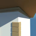 Cornisa decorativa exterior din polistiren NC101 170 x 45 x 2000 mm