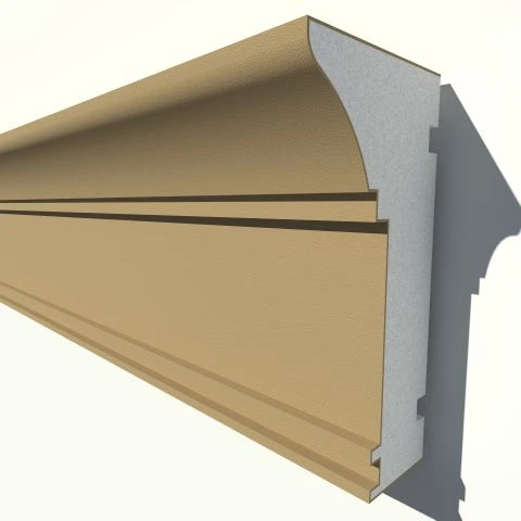 Cornisa decorativa exterior din polistiren NC105 320 x 160 x 2000 mm