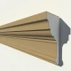 Cornisa decorativa exterior din polistiren NC110 285 x 130 x 2000 mm Cornisa decorativa exterior din polistiren NC110 285 x 130 x 2000 mm