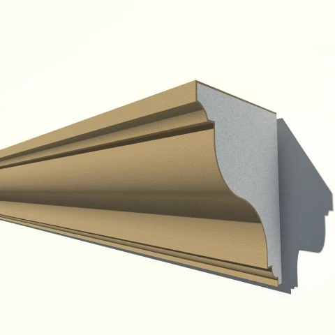 Cornisa decorativa exterior din polistiren NC111 215 x 160 x 2000 mm