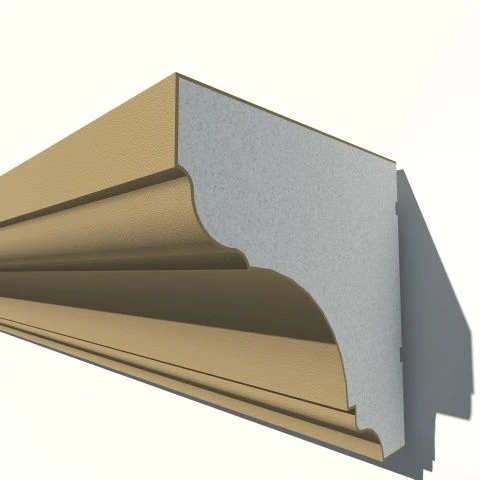 Cornisa decorativa exterior din polistiren NC117 250 x 240 x 2000 mm