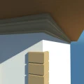 Cornisa decorativa exterior din polistiren NC137 280 x 150 x 2000 mm