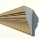 Cornisa decorativa exterior din polistiren NC137 280 x 150 x 2000 mm