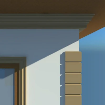 Cornisa decorativa exterior din polistiren NC145 200 x 200 x 2000 mm Premier Decor