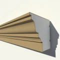Cornisa decorativa exterior din polistiren NC145 200 x 200 x 2000 mm