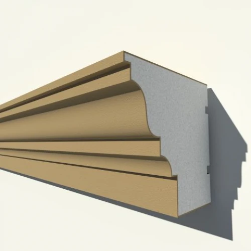 Cornisa decorativa exterior din polistiren NC145 200 x 200 x 2000 mm