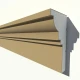 Cornisa decorativa exterior din polistiren NC167 300 x 140 x 2000 mm