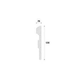 Termosistem NP15 polistiren și material compozit 530x78x2000 mm