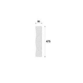 Termosistem NP2 polistiren și material compozit 475x95x2000 mm
