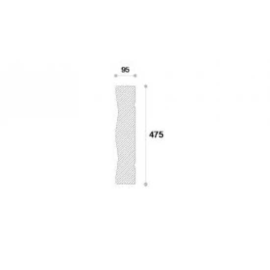 Termosistem NP2 polistiren și material compozit 475x95x2000 mm