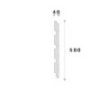  Termosistem decorativ NP30 polistiren și material compozit 500x40x2000 mm