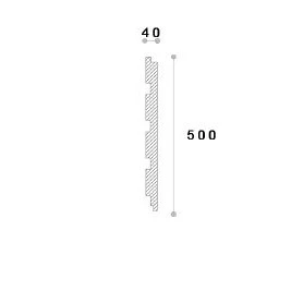  Termosistem decorativ NP30 polistiren și material compozit 500x40x2000 mm