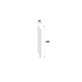 Termosistem decorativ NP37 polistiren și rășini 500x50x2000 mm