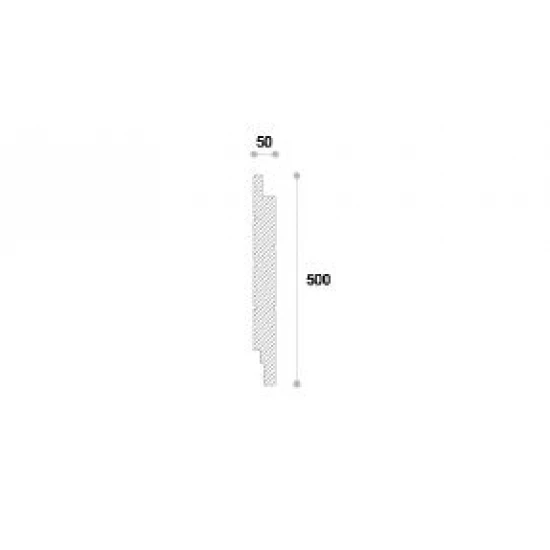 Termosistem decorativ NP37 polistiren și rășini 500x50x2000 mm Termosistem decorativ NP37 polistiren și rășini 500x50x2000 mm