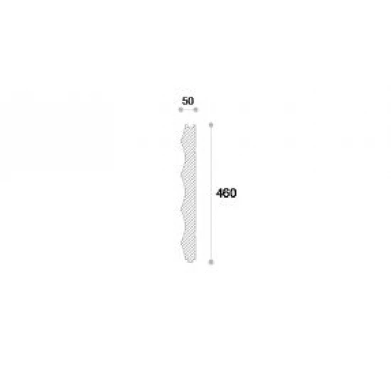 Termosistem decorativ NP4 polistiren și rășini 460x50x2000 mm Termosistem decorativ NP4 polistiren și rășini 460x50x2000 mm
