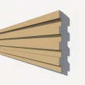 Termosistem decorativ NP6 polistiren și rășini 640x100x2000 mm