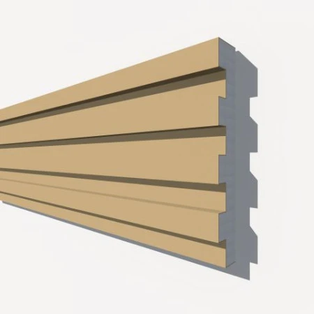 Termosistem decorativ NP6 polistiren și rășini 640x100x2000 mm