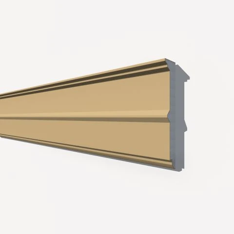 Termosistem decorativ NP9 polistiren și material compozit 425x85x2000 mm