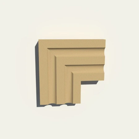 Set colț la 90 grade pentru ancadrament ferestre NA106 215x215x30 mm Premier Decor