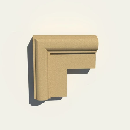 Set colț la 90 grade pentru ancadrament ferestre NA110 170x170x55 mm Premier Decor