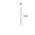 Termosistem decorativ SIDDING PANEL 1 polistiren și rășini 500x40x2000 mm