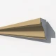 Solbanc decorativ fereastra NS105 145 x 85 x 2000 mm