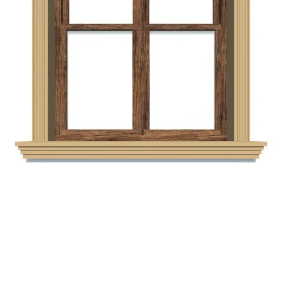 Solbanc decorativ fereastra NS107 140 x 100 x 2000 mm